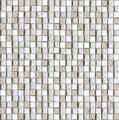Imperia Mix SILVER White мозаика 1,5x1,5 (29,8х29,8)