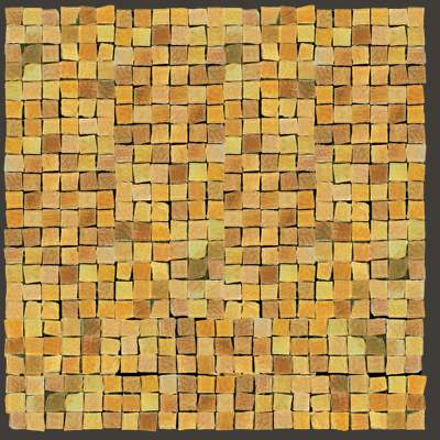 Мозаика на сетке Glamour Ocra  (1,5х1,5)