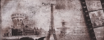 Декор Postcard grey 3 Размер: 20*50