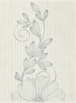 Декор Stacatto bianco inserto kwiat Размер: 25*33,3