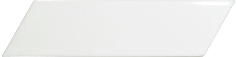 Плитка керамическая настенная CHEVRON WALL White LEFT 5,2х18,6 см