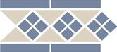 Бордюр керамический Border LISBON with 1 strip 28х15 см