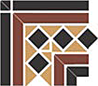 Угол керамический Corner GUILFORD 2 Strip Stand 16,5х16,5 см