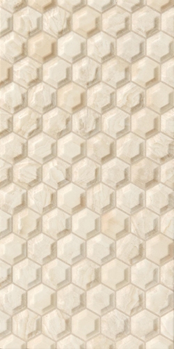 Hexagon Ivory 25x50